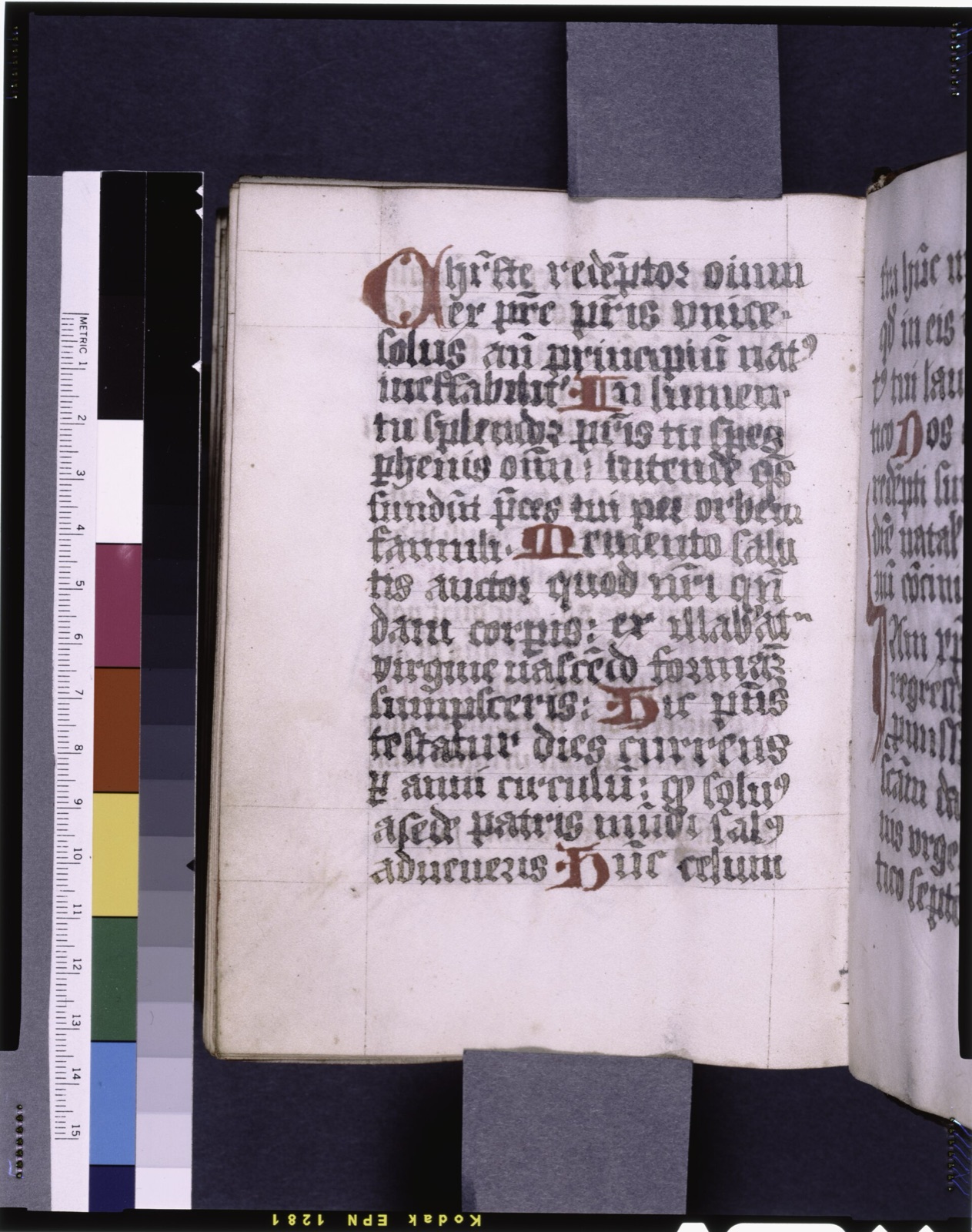 A medieval manuscript page showing the end of a hand-copied text, closing with a colophon — the scribe's note recording his name and the date the copying was finished.